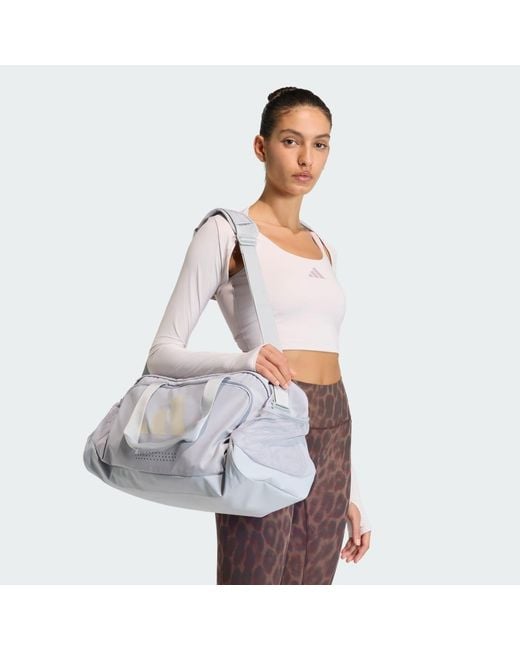 Adidas Gray Defender Duffle S