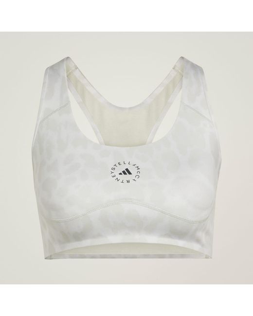 Adidas Multicolor By Stella Mccartney Truepurpose Medium Support Training Bra Printed