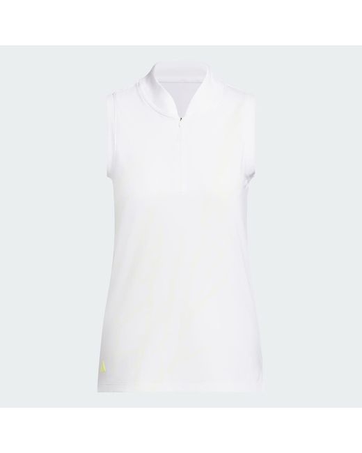 Adidas White Ultimate365 Tour Cool Feeling Fescue Polo Shirt