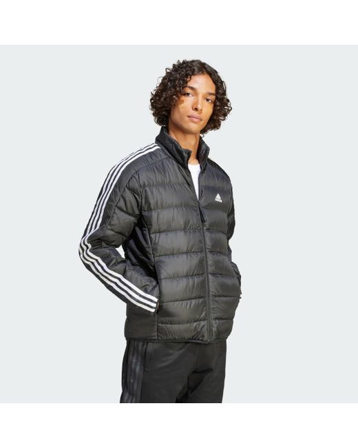Adidas Gray Adida Eentia 3 Tripe Ite Jacket for men