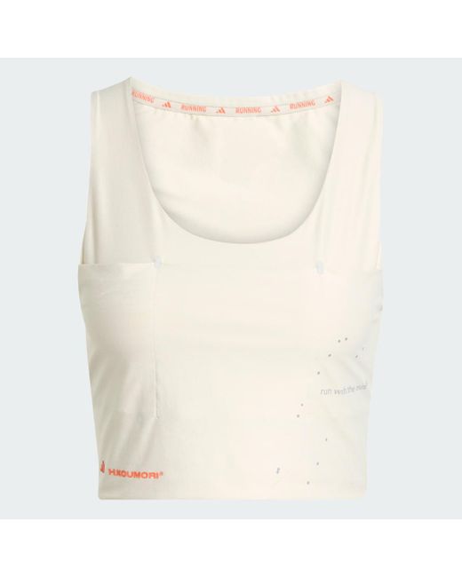 Crop Top Adi365 H.Koumori Running di Adidas in Black