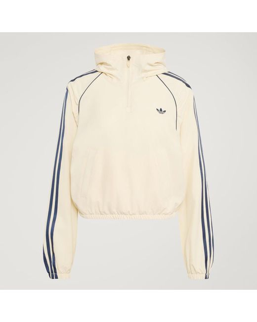 Adidas Blue Originals Sport Coverup Sweatshirt