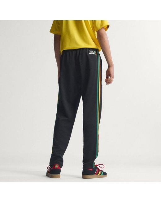 Adidas Black Jamaica X Bob Marley Originals Track Pants for men