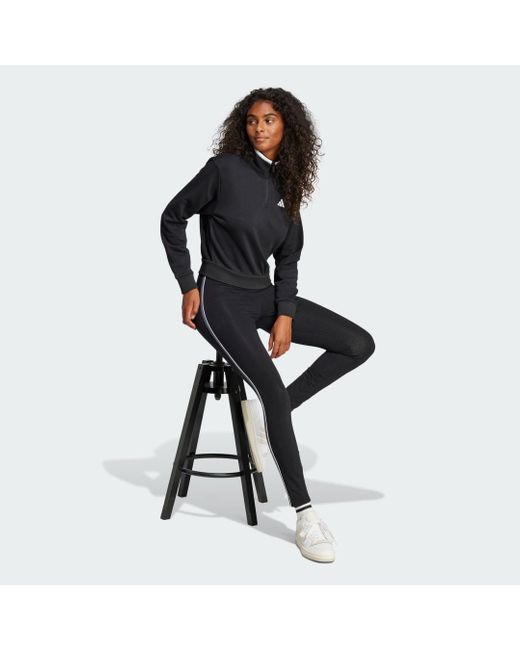 Mallas Essentials Color Pop High-Waisted Adidas de color Black