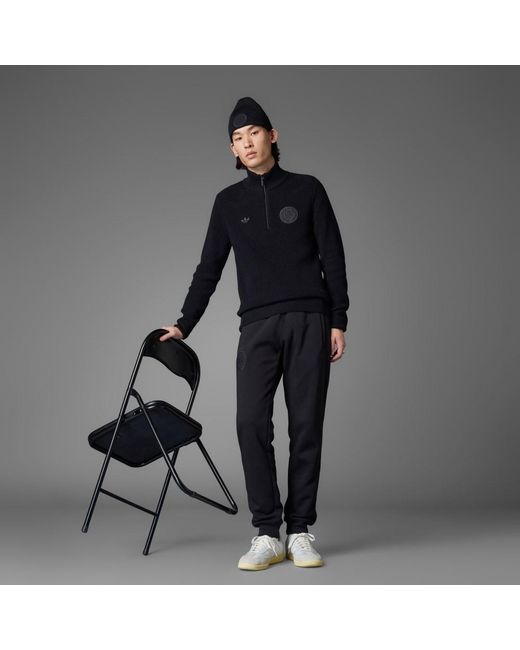 Adidas Black Germany Anniversary Tracksuit Bottoms for men