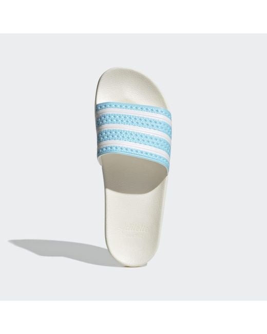 Adidas Blue Adilette Slides for men