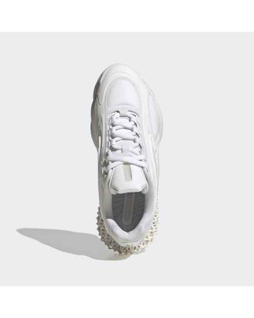 Adidas White 4D Krazed Shoes for men