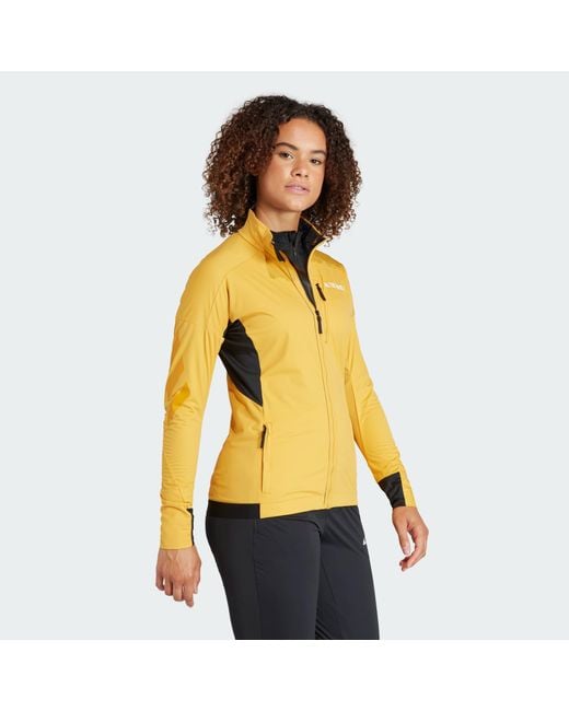 adidas Terrex Xperior Cross Country Ski Soft Shell Jacket in