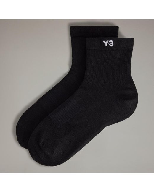 Adidas Black Y-3 Classic Lo Socks