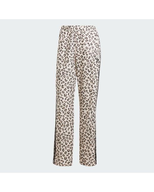 Track Pants Leopard Firebird di Adidas in Black