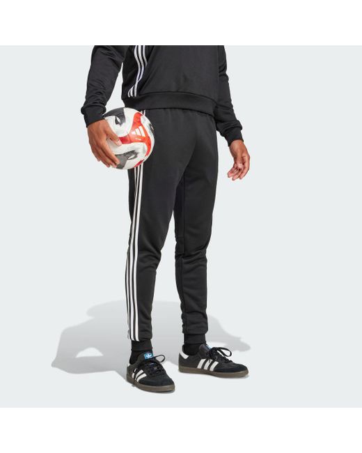 Adidas Black Tiro 25 Essentials Sweat Tracksuit Bottoms for men