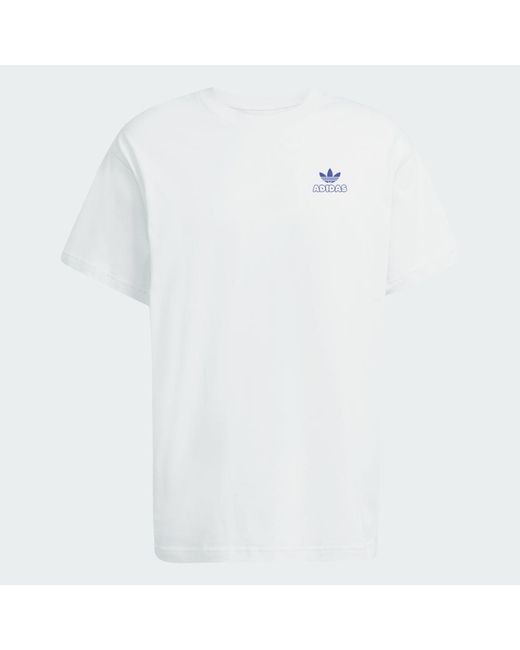 Adidas Originals White Butter Graphic Tee for men