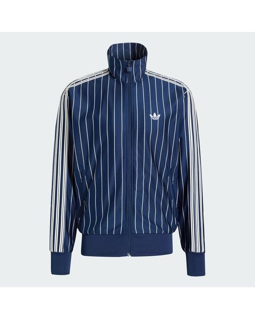 Adidas Blue Firebird Pinstripes Track Top for men