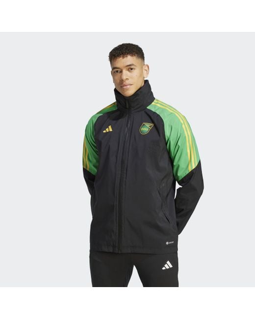 Giacca impermeabile Condivo 22 Jamaica di Adidas in Green da Uomo