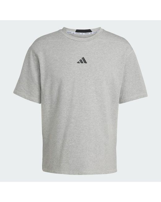 Adidas Gray D4T X Tee for men