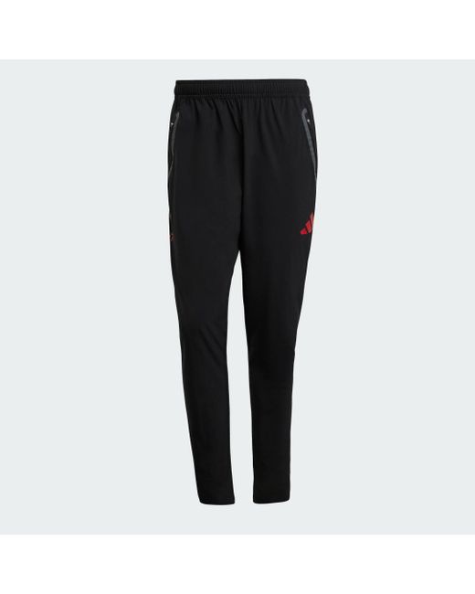 Adidas Black Liverpool Fc Tiro 25 Competition Vis Tech Travel Pants for men