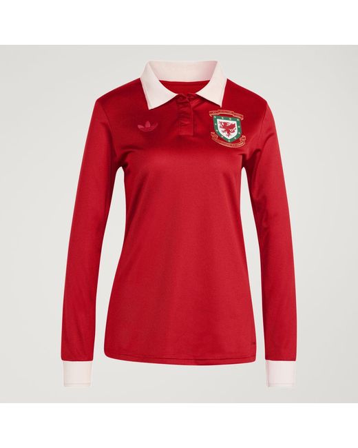 Adidas Red Wales 150 Jersey