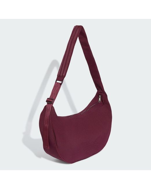Adidas Purple Everyday Icons Crossbody Bag Half Moon