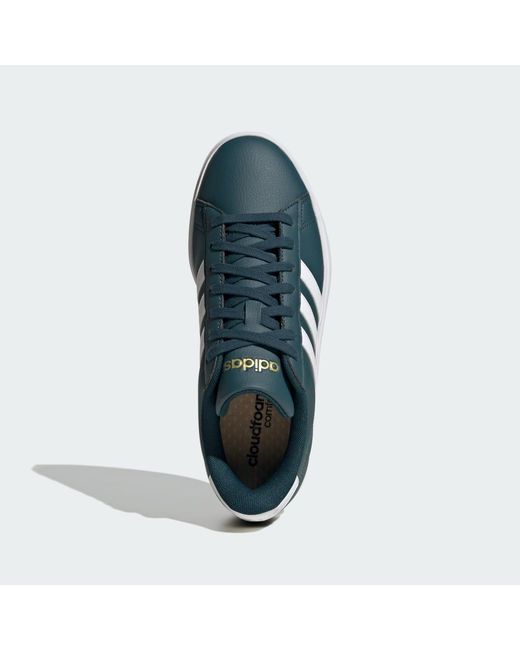 Adidas Blue Grand Court 2.0 Tennis Shoe