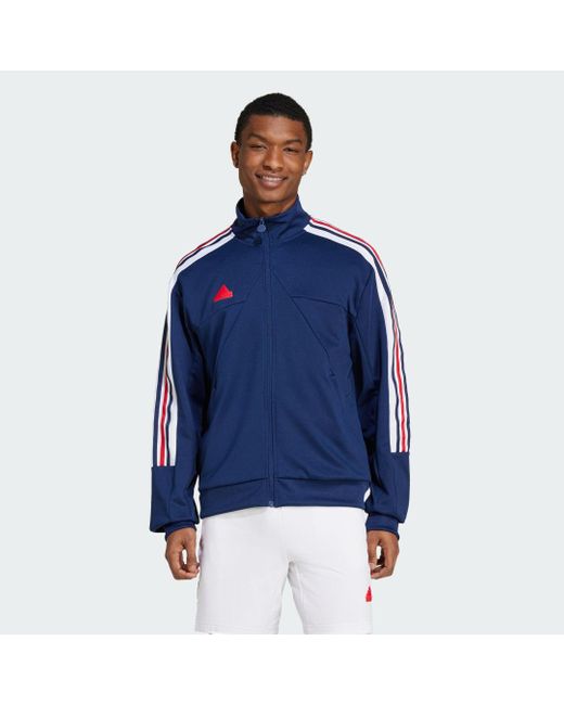 Adidas Blue House Of Tiro Nations Pack Track Top for men