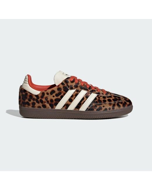 Zapatillas Samba OG Core Black/Preloved Red/Cream White Adidas Originals de color Brown