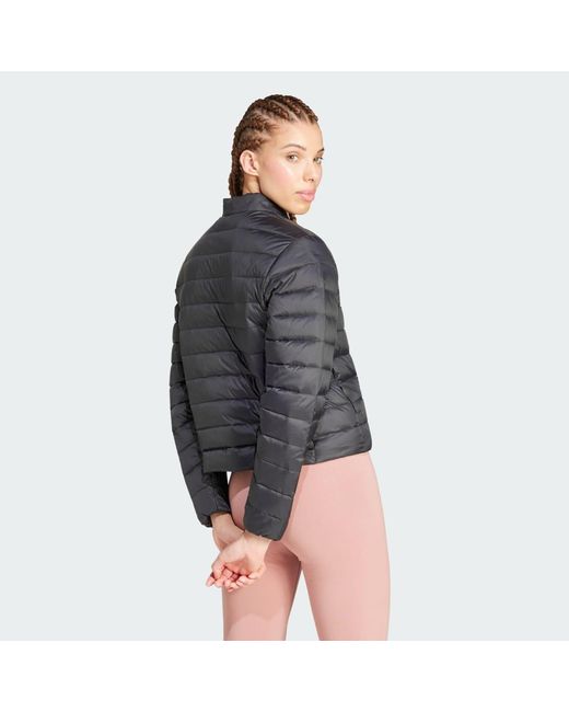 Adidas Gray Helionic Light Down Jacket