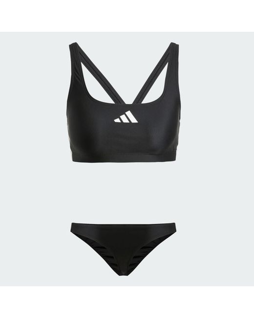 Adidas Multicolor 3-Stripes V-Back Bikini