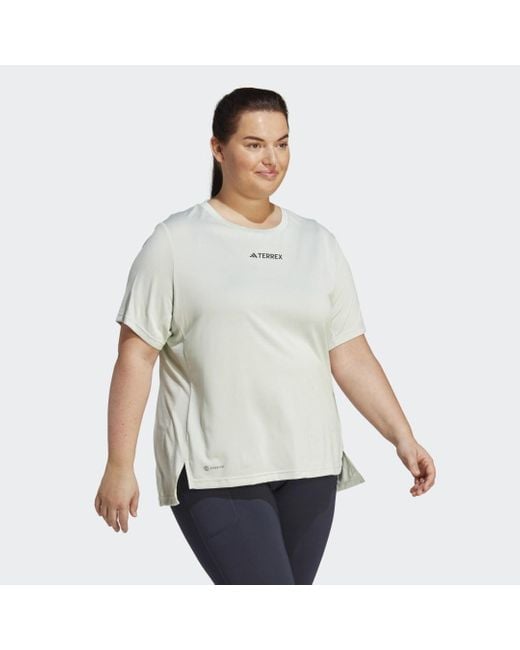 Adidas White Terrex Multi T-shirt (plus Size)