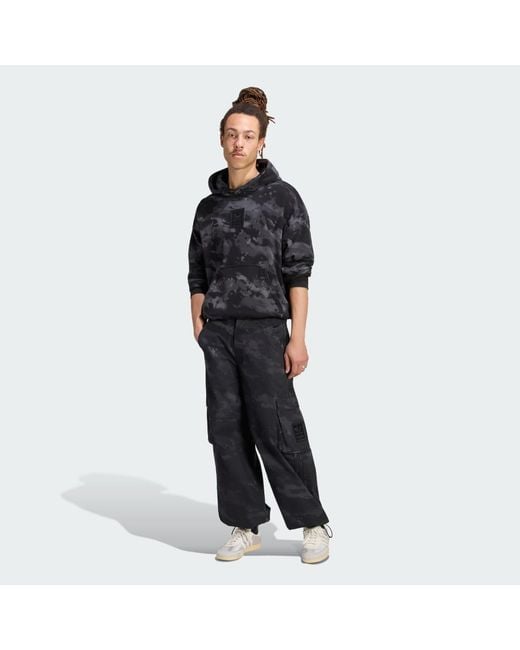 Adidas Black Camo Trousers for men