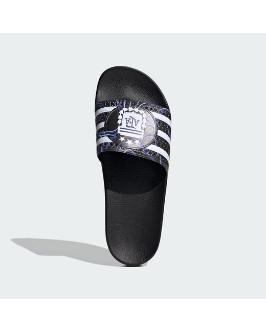 Adidas Black Trefoil Slide