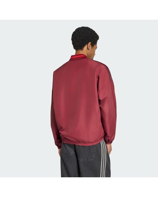 adidas Arsenal Fc Stadium Track Top in Red for Men | Lyst UK