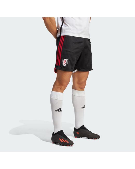 Adidas Black Fulham Fc 23/24 Home Shorts for men