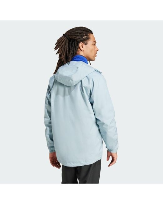 Adidas Blue Terrex Multi 2L Rain.Rdy Jacket for men