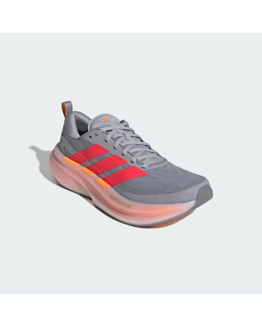 Adidas Pink Supernova Glide Running Shoes for men