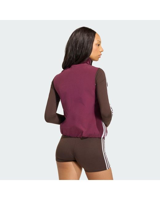 Adidas Purple Adilenium 5.0 Sleeveless Track Top