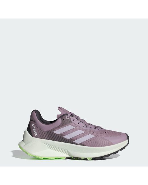 Adidas Purple Terrex Soulstride Flow Trail Running Shoes