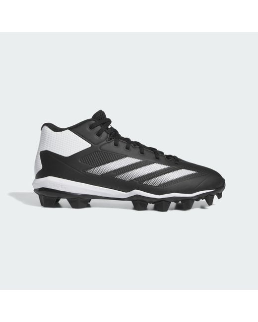 Adidas Black Adizero Impact Molded Baseball Cleats for men