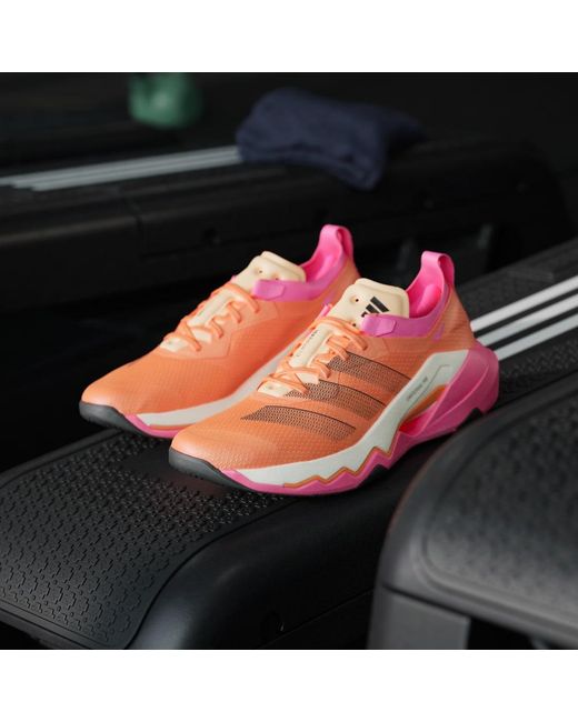 Adidas Pink Rapidmove Pro Training Shoes for men
