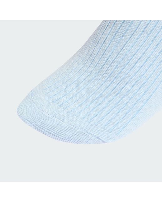 Adidas Blue Ruffle Quarter Socks