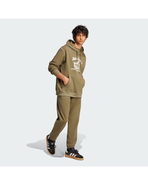 Adidas Kapuzensweatshirt WAB HOODIE in Green für Herren