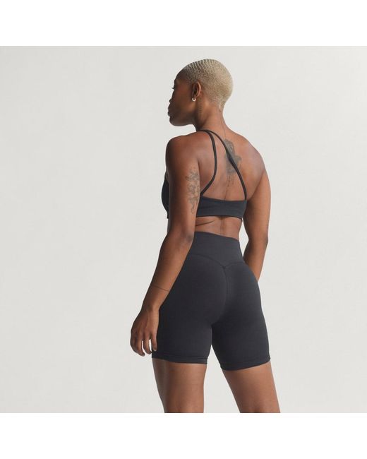 Adidas Brown Optime Workout Rib One Shoulder Light Support Bra