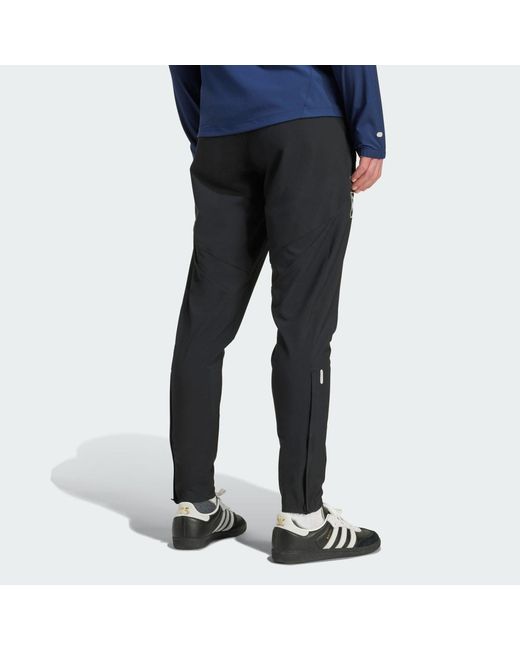Adidas Black Arsenal Tiro 25 Competition Vis Tech Travel Pants for men