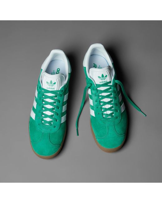 Adidas Green Gazelle Shoes