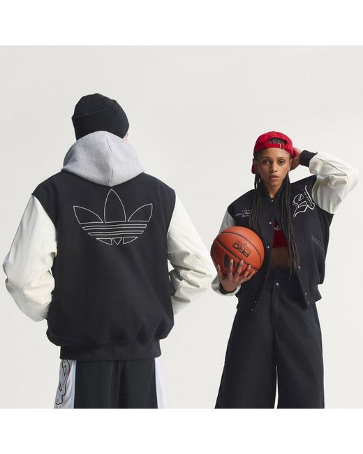 Adidas Black Originals Basketball Jacket