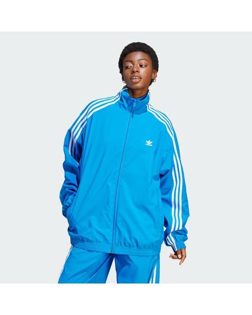 希少 adidas Adilenium Oversized Track Top adidas Adilenium Oversized Track Top in Blue | Lyst UK