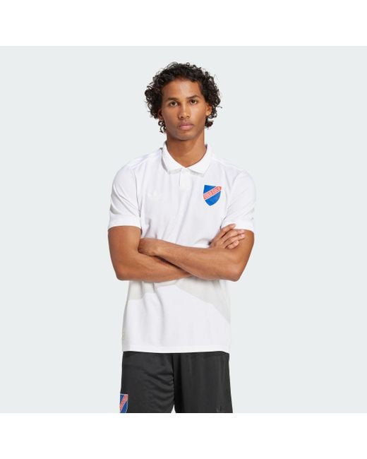 Adidas White Colo-Colo Anniversary Jersey for men