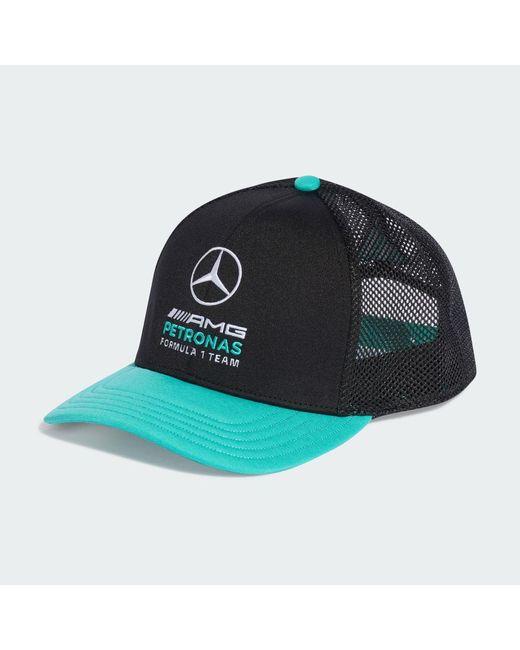 Adidas Green Mercedes-Amg Petronas Formula 1 Team Dna Flatbrim Cap
