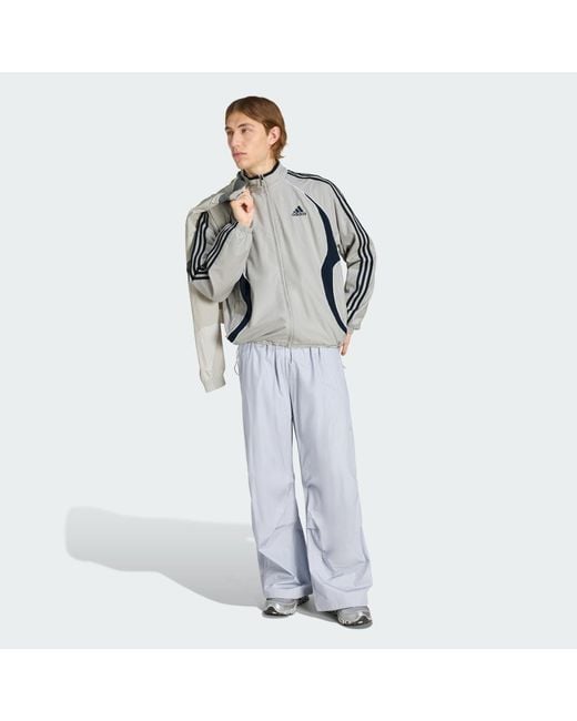 Adidas Gray Teamgeist Adicolor Track Top for men