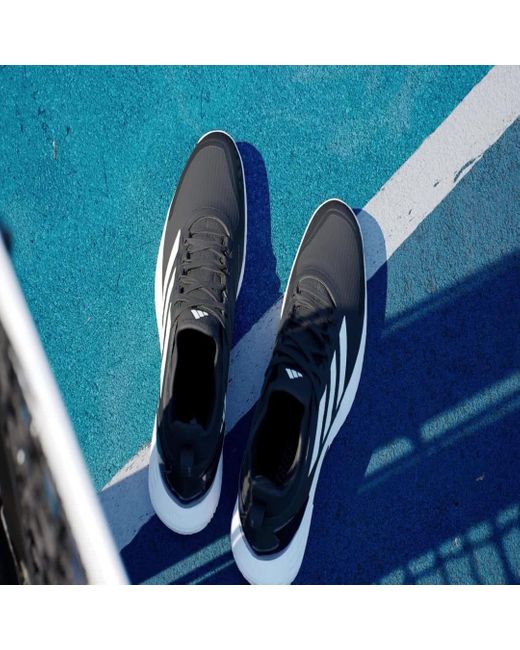 Adidas Blue Adizero Ubersonic 4.1 Tennis Shoes