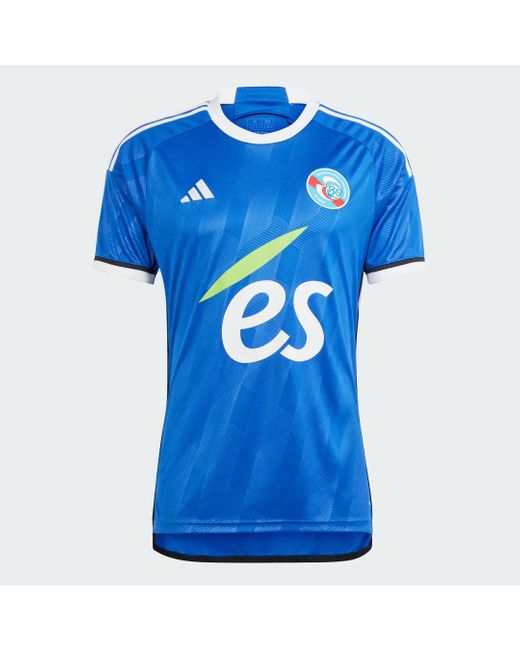 Adidas Blue Rc Strasbourg 23/24 Home Jersey for men